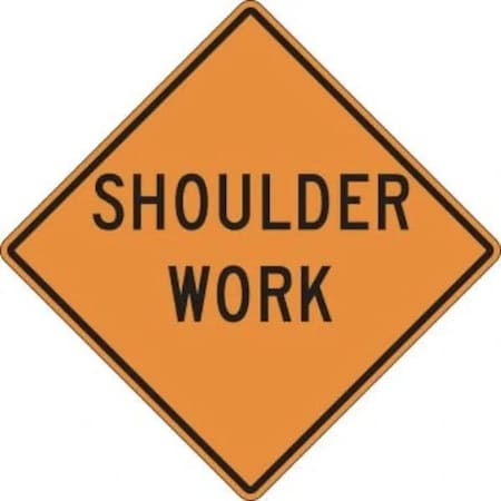 Accuform RIGID CONSTRUCT ION SIGN SHOULDER WORK FRK477DP